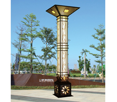 莲花造型广场景观灯柱